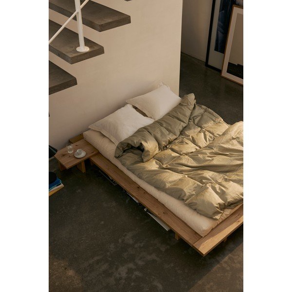 Hnědý noční stolek z borovicového dřeva Japan – Karup Design-image-1