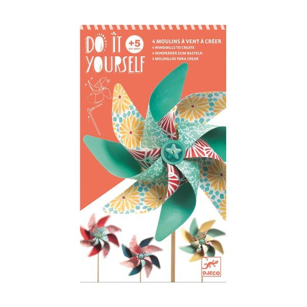 Set pro výrobu 4 větrníků Djeco-image-3