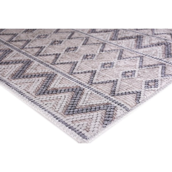 Šedý pratelný koberec 120x180 cm Zig Zag – Vitaus-image-2