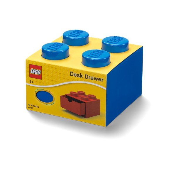 Modrý stolní box se zásuvkou LEGO®, 15 x 16 cm-image-4