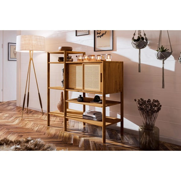 Knihovna z dubového dřeva 120x123 cm Pola - The Beds-image-4