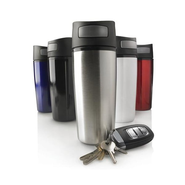 Stříbrný termohrnek do auta XD Design, 300 ml-image-3