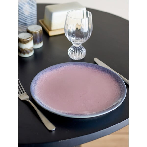Světle růžový talíř z kameniny ø 26,5 cm Paula – Bloomingville-image-2