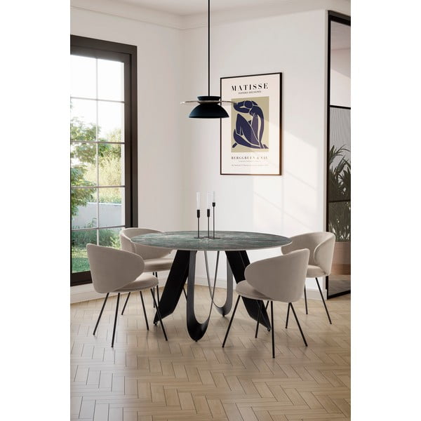 Kulatý jídelní stůl ø 135 cm Aila – Marckeric-image-1