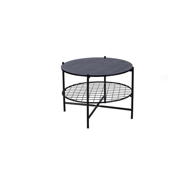 Černý kulatý konferenční stolek Bonami Selection Joe, Ø 63 cm