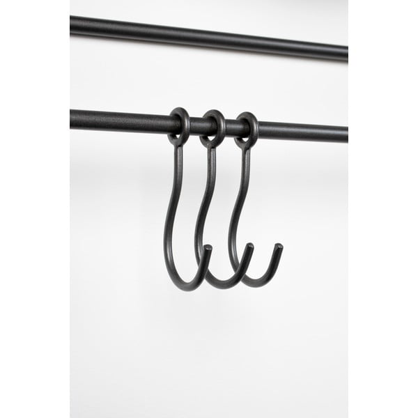 Černá ocelová předsíňová sestava Duco – White Label-image-4