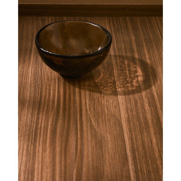 Hnědá skleněná miska Sileia – Kave Home-image-2