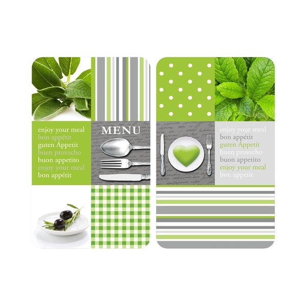 Sada 2 skleněných krytů na sporák Wenko Menu