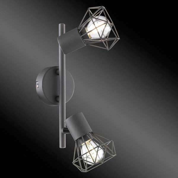 Černé bodové svítidlo 8x25 cm Ran – Fischer & Honsel-image-2