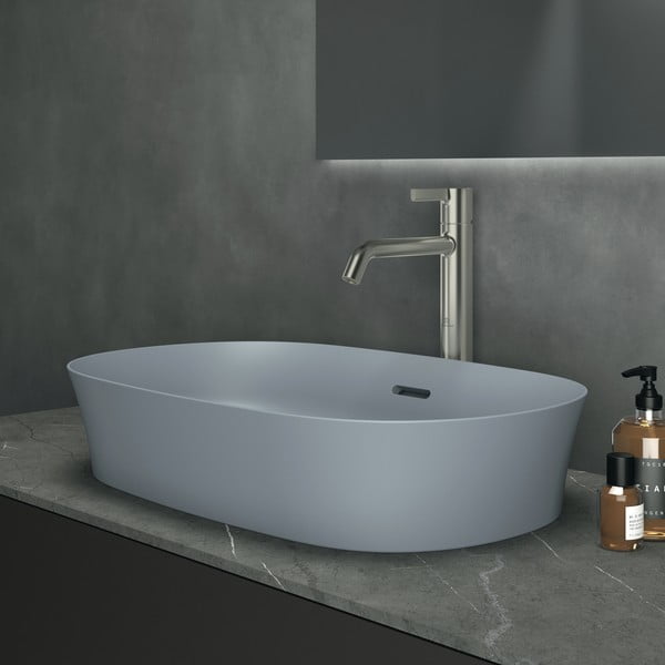 Světle modré keramické umyvadlo 60x38 cm Ipalyss – Ideal Standard-image-1