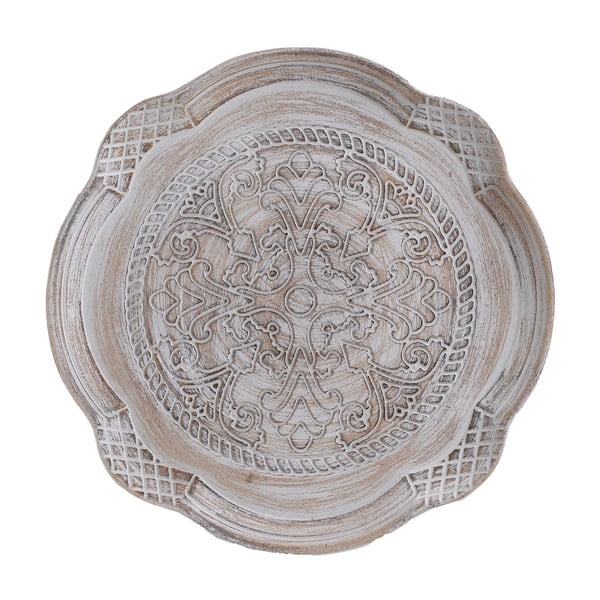 Dekorativní talíř z březového dřeva InArt Sandra, ⌀ 34,5 cm