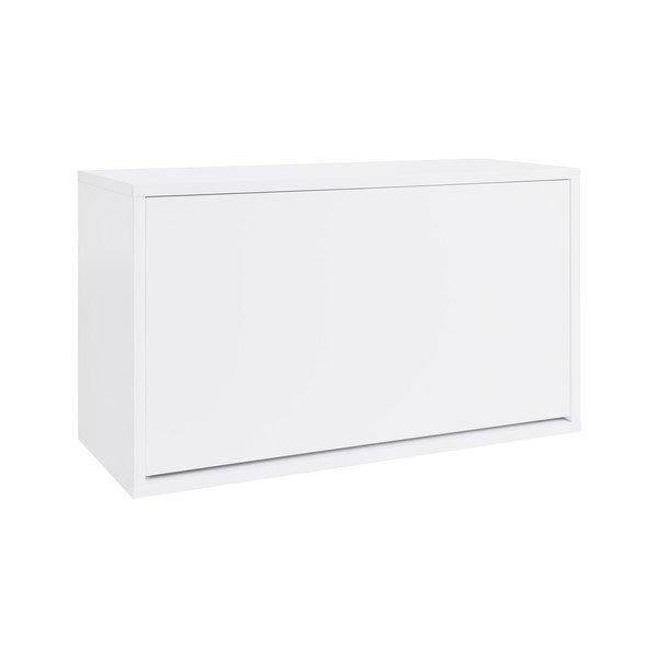 Bílý výklopný/závěsný botník 70x30x40 cm – ReCollector