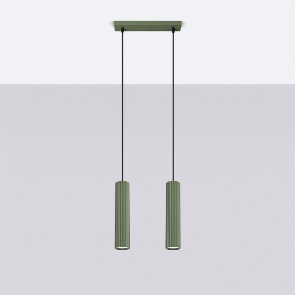 Zelené závěsné svítidlo Gleam – Sollux-image-4