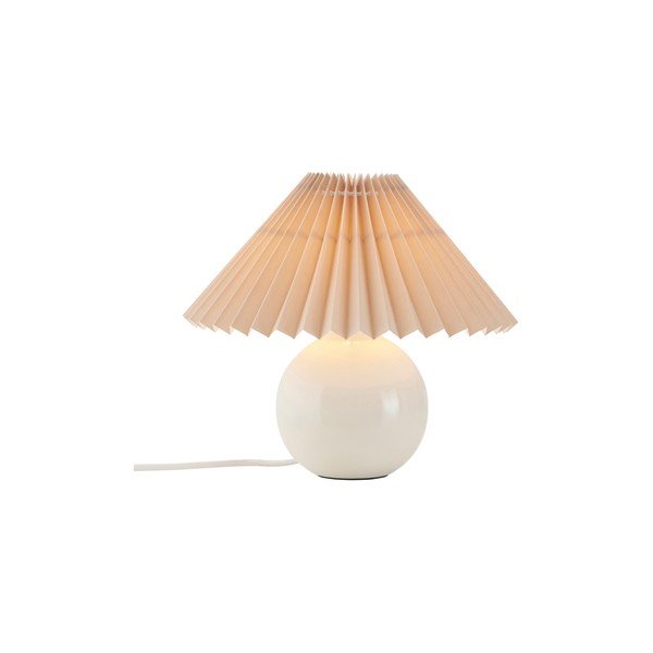 Béžová/krémová látková stolní lampa (výška 22 cm) Mimmi – Ellos Home-image-3