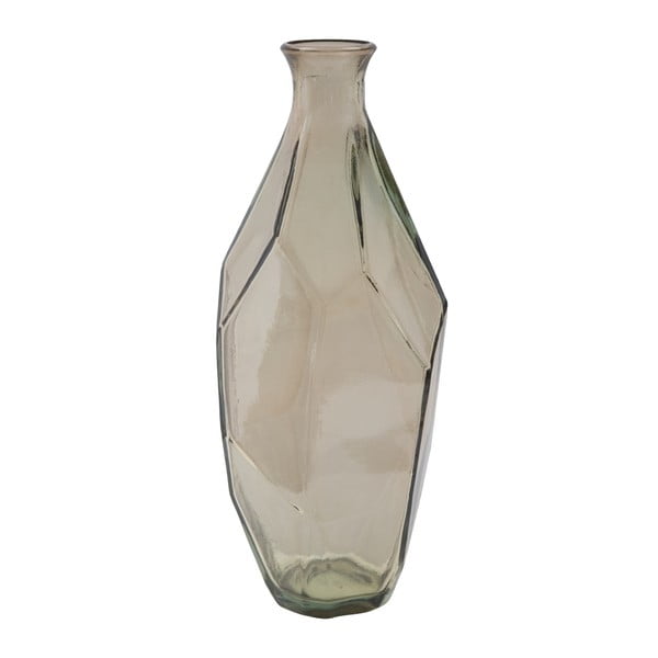 Kouřově šedá váza z recyklovaného skla Mauro Ferretti Ambra, ⌀ 12 cm