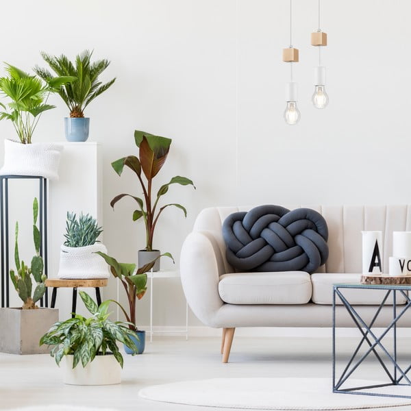 Závěsné svítidlo v bílo-přírodní barvě ø 5 cm Orazio – LAMKUR-image-1