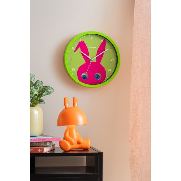 Dětské hodiny ø 31 cm Peekaboo Bunny – Karlsson-image-1