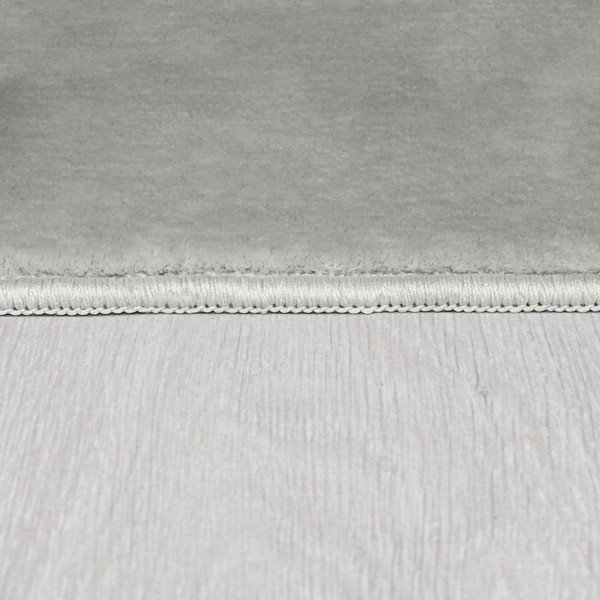 Světle šedý kulatý koberec 133x133 cm – Flair Rugs-image-4
