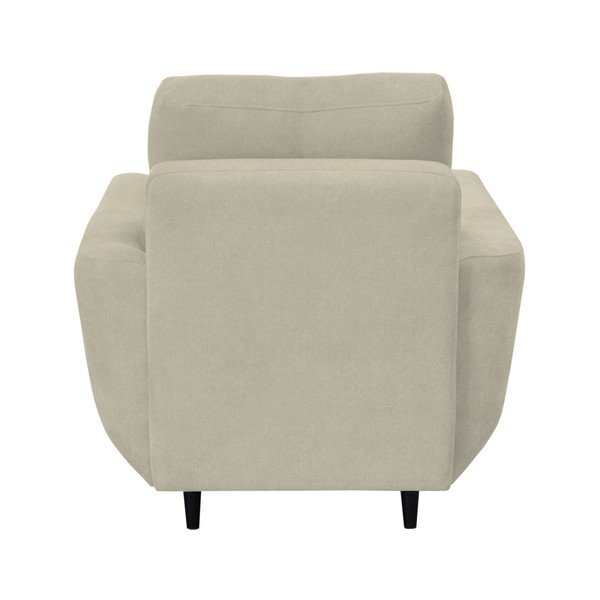 Krémové křeslo s tmavými nohami Mazzini Sofas Cedar-image-3