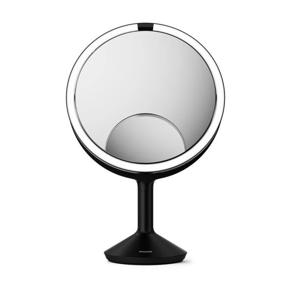 Kosmetické zrcadlo s osvětlením/zvětšovací (zvětšení 5x/zvětšení 10x) ø 25 cm Trio Max – simplehuman-image-4