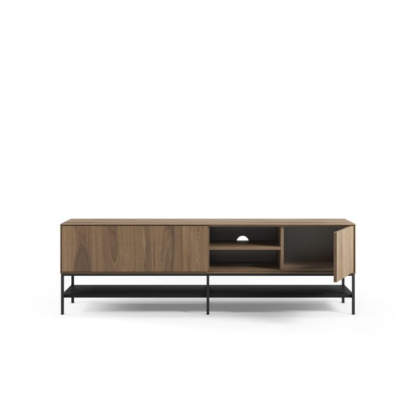 TV stolek v dekoru dubu v přírodní barvě 180x55x35 cm Amira – Marckeric-image-3