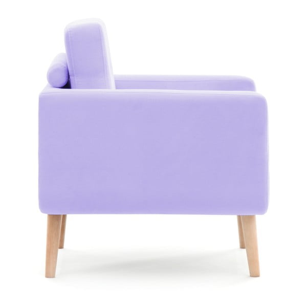 Pastelově fialové křeslo Vivonita Ina-image-4