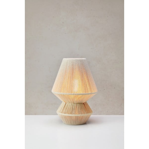 Stolní lampa v přírodní barvě s textilním stínidlem (výška 34 cm) Razzo – Markslöjd-image-2