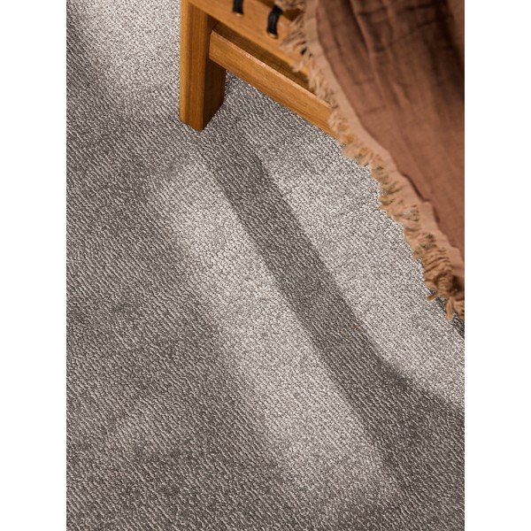 Šedý ručně tkaný kulatý koberec s příměsí vlny ø 160 cm Kari Organic – Villeroy&Boch-image-3