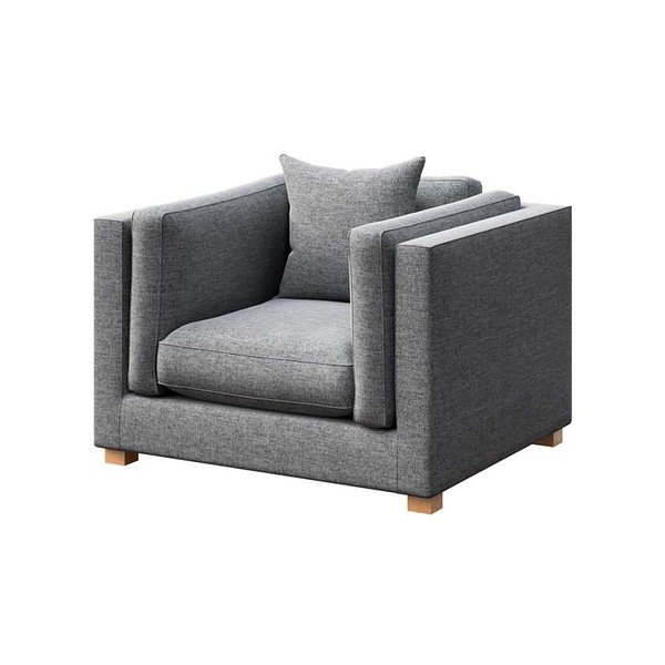 Šedé relaxační křeslo Pomo – Ame Yens-image-2
