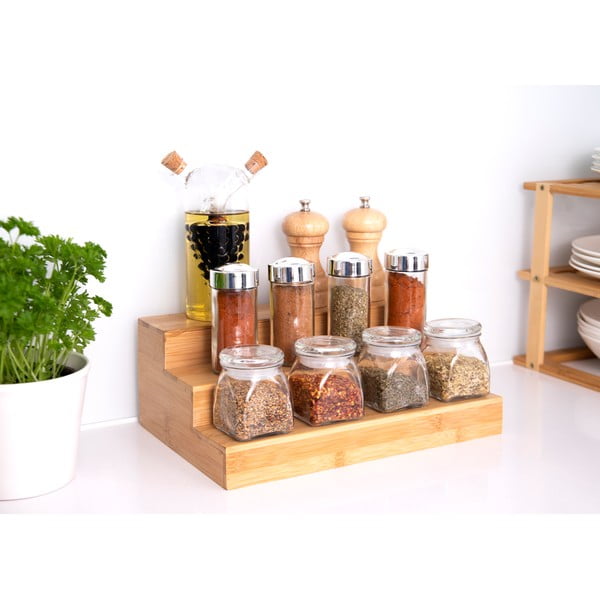 Bambusový organizér na kořenky Copco - Kitchen Craft-image-2