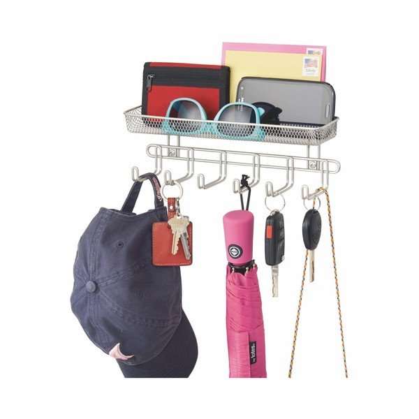 Nástěnný organizér InterDesign Classico Entryway, délka 28 cm-image-4