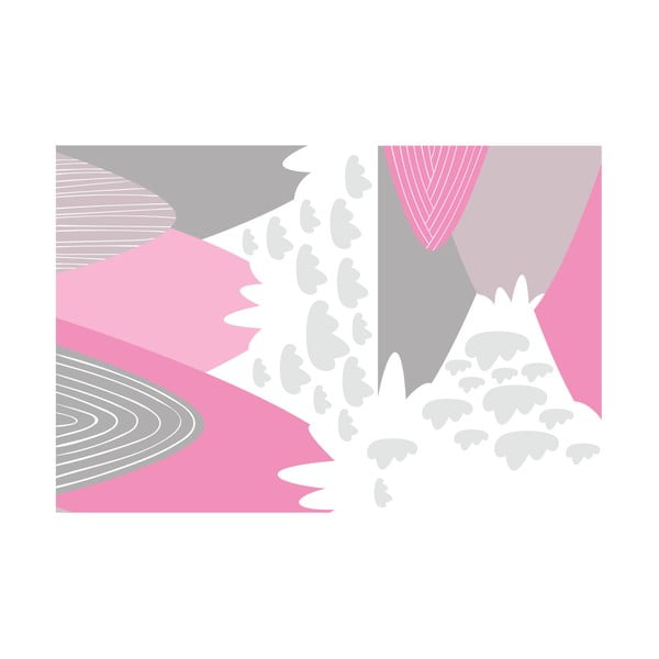 Nástěnná samolepka Ambiance Scandinavian Giant Mountains Elika-image-2