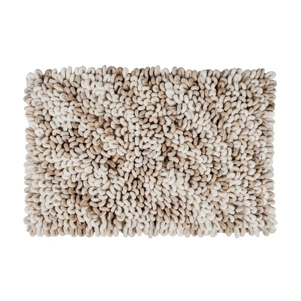 Béžová textilní koupelnová předložka 60x90 cm Lerici – Wenko