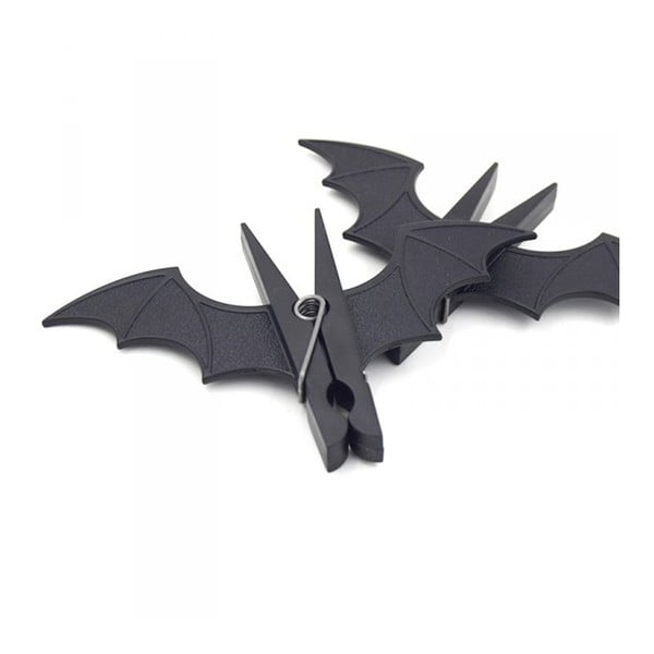 Sada 2 kolíčků na prádlo ve tvaru netopýra Gift Republic Bat