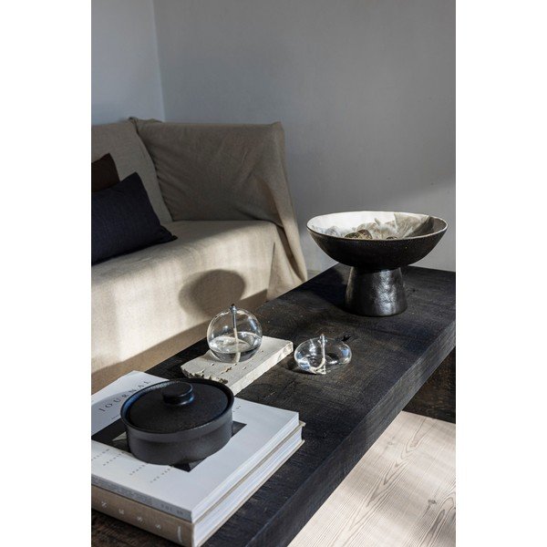 Černá/slonovinová mísa z kameniny ø 31,5 cm By Hand  – Mette Ditmer Denmark-image-2