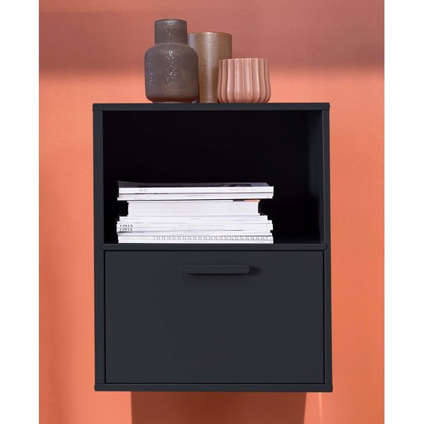 Černý nástěnný noční stolek Keep by Hammel-image-1