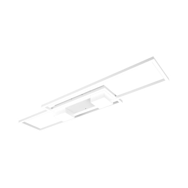 Bílé LED stmívatelné stropní svítidlo na dálkové ovládání 28x100 cm Albany – Trio-image-1