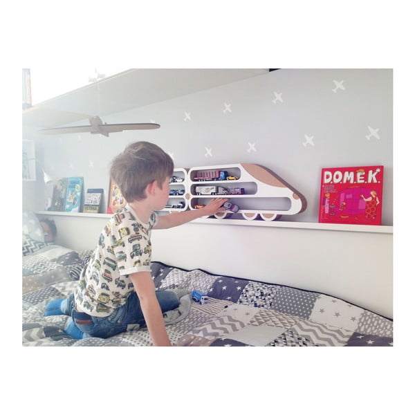 Set 2 poliček Unlimited Design for kids Lokomotiva a vagon-image-2