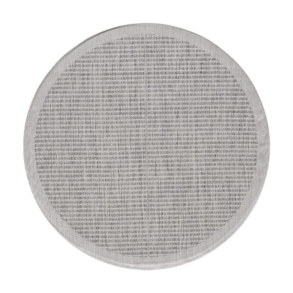 Šedý kulatý venkovní koberec ø 160 cm Giza – Ayyildiz Carpets