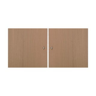 Dvířka v dekoru dubu pro modulární policový systém 2 ks, 32x33 cm Mistral Kubus - Hammel Furniture
