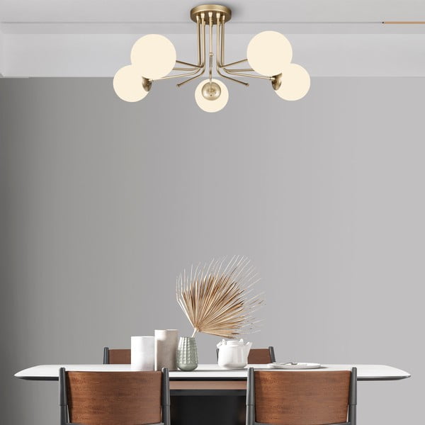 Stropní svítidlo ve zlaté barvě Squid Lighting Star, výška 34 cm-image-3