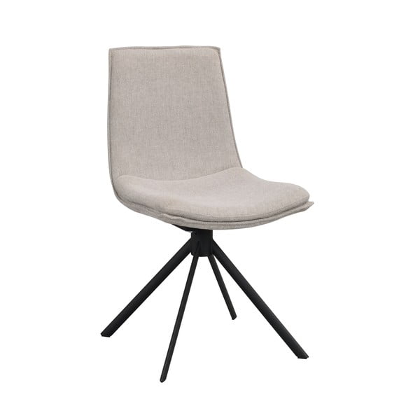 Béžové otočné jídelní židle v sadě 2 ks Lowell - Rowico