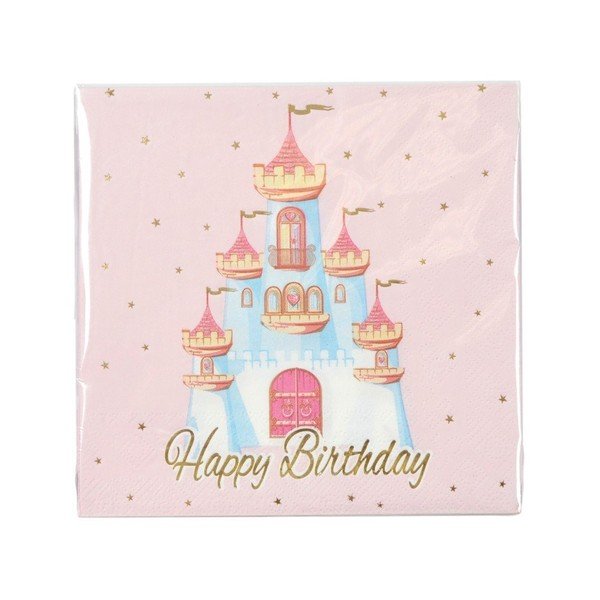 Ubrousky v sadě 20 ks 33x33 cm Princess Horse – Homéa-image-2