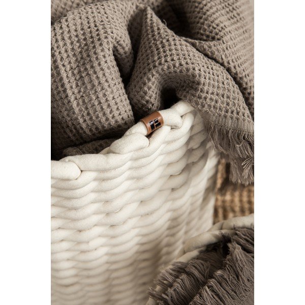 Látkový košík ø 40x40 cm Peach Skin Round XL – Bigso-image-2