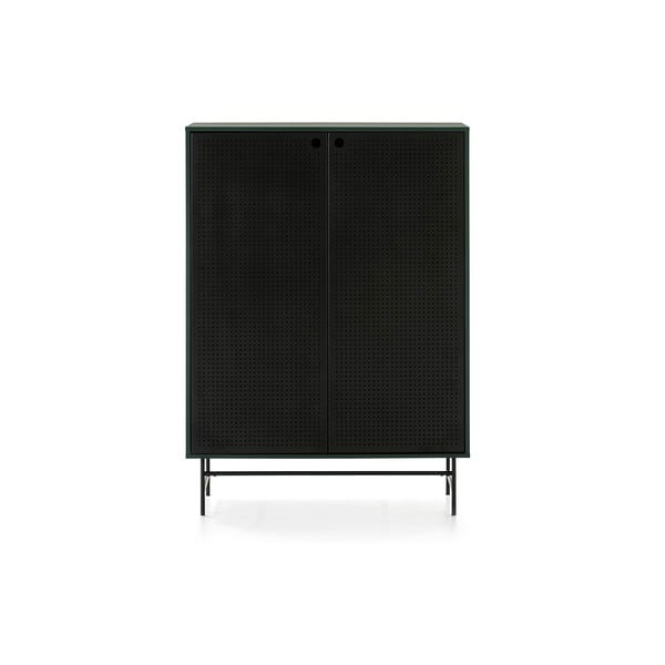 Černo-zelená skříňka 93x130 cm Punto - Teulat