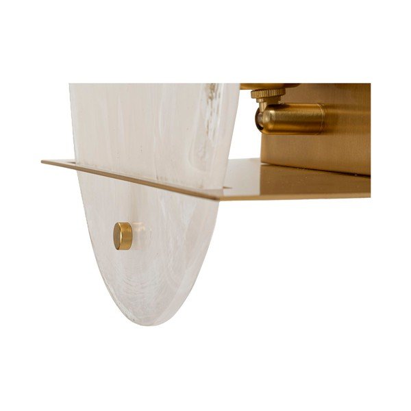 Skleněné nástěnné svítidlo ve zlaté barvě Portlan – Mauro Ferretti-image-4