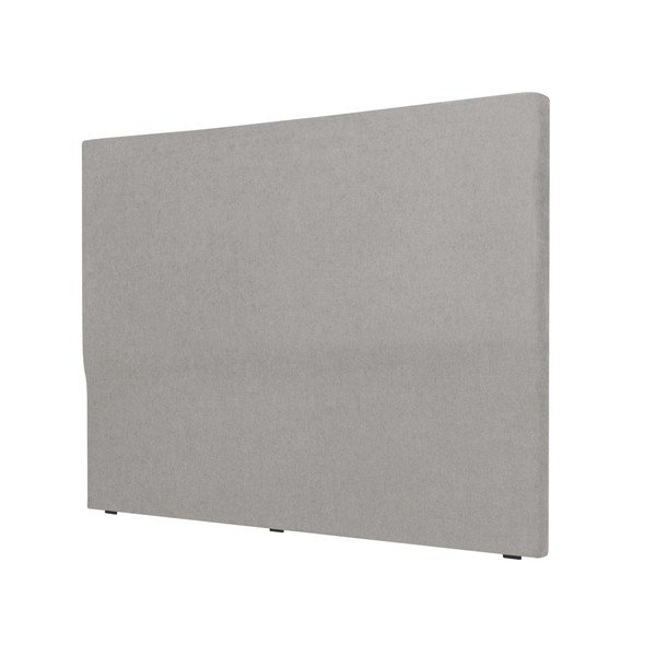 Světle šedé čelo postele Cosmopolitan design Naples, šířka 142 cm