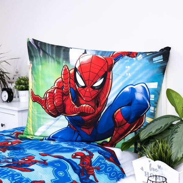 Bavlněné dětské povlečení na jednolůžko 140x200 cm Spider-man – Jerry Fabrics-image-1