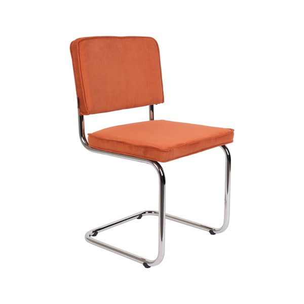 Oranžové jídelní židle v sadě 2 ks Ridge Rib – Zuiver