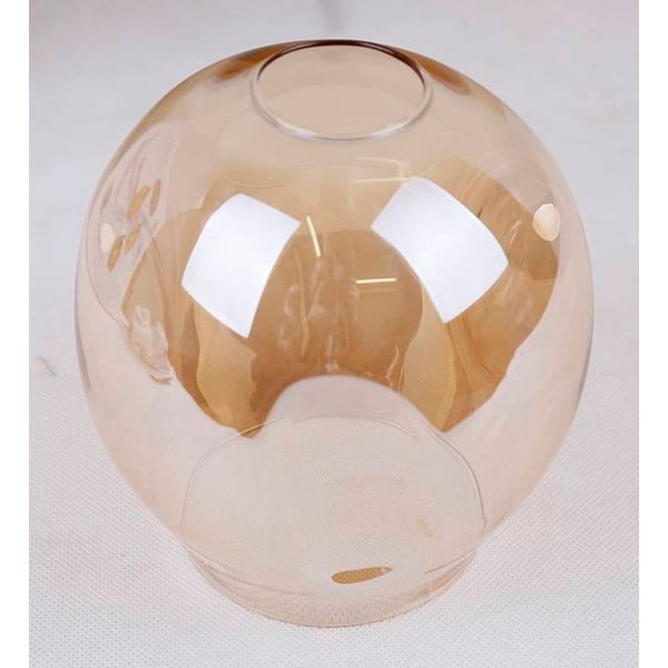 Černé závěsné svítidlo se skleněným stínidlem 14x48 cm Aspa – Candellux Lighting-image-4